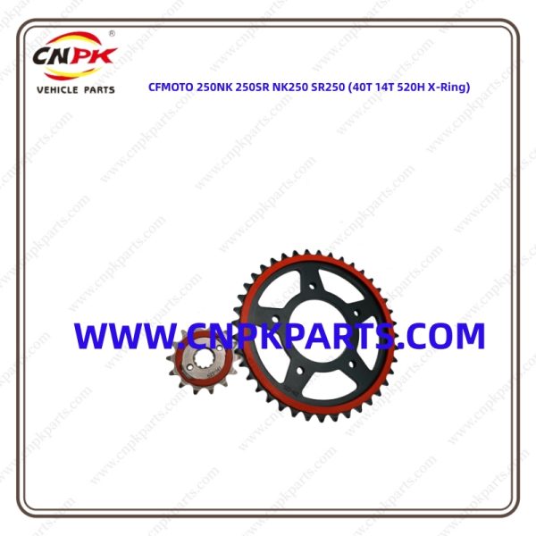 Motorcycle Wheel Chain Sprocket Kit Cfmoto 250nk 250sr (40t 14t 520h O-Ring)