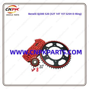 Sprocket Wheel Kit Benelli QJ300 520 (52T 14T 15T 525H X-Ring