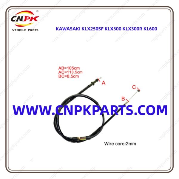 Cnpk High Quality And Performance Kawasaki Motorcycle Clutch Cable Klx250sf Klx300 Klx300r Kl60have Meticulously Crafted Our Clutch Cables With The Highest-Quality Materials And Precision Engineering To Ensure Maximum Durability And Longevity.