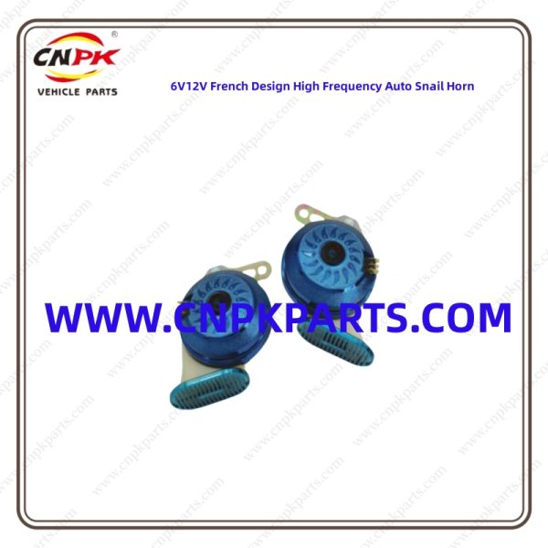 Cnpk Highly Durable And Long-Lasting 1.6v12v French Design High Frequency Auto Snail Horn Providing A Peaceful And Comfortable Ride For The Rider While Delivering Optimum Performance.