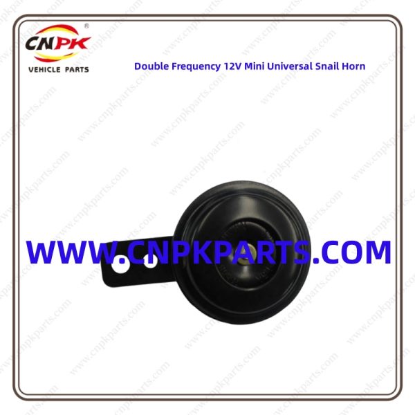 Cnpk Highly Durable And Long-Lasting Double Frequency 12V Mini Universal Snail Horn With High-Quality Materials And Advanced Manufacturing Techniques To Deliver Outstanding Durability And Long-Lasting Performance.