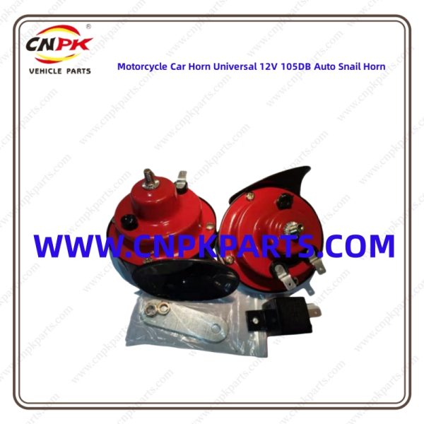 Cnpk High Quality And Performance Motorcycle Car Horn Universal Motorcycle Car Horn Universal 12v 105db Auto Snail Horn Guaranteeing Maximum Durability And Longevity For Yamaha Motorcycle Enthusiasts.