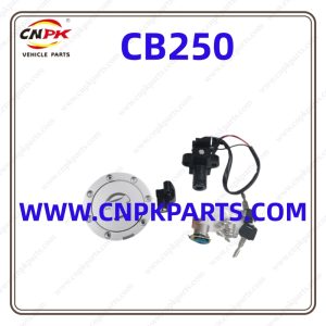 Cnpk High-Quality And Reliable Performance Honda Motorcycle Ignition Switch Lock And Fuel Gas Tank Cap Cover Lock Set For Cb250 Is High-Quality Materials From Reputable Suppliers To Ensure That Our Lock Kit Can Withstand The Demands Of Everyday Riding Conditions