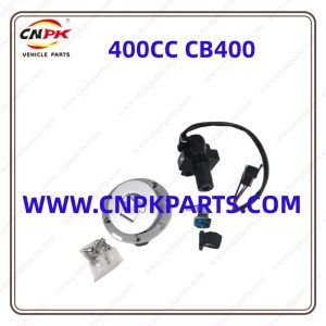 Cnpk High-Quality And Reliable Performance Motorcycle Ignition Switch Fuel Gas Tank Cover Lock Set For 400cc Cb400 Design Material Composition Of Motorcycle Lock Kits Help Minimize Noise And Vibrations, Providing You With A Smoother And More Comfortable Ride.