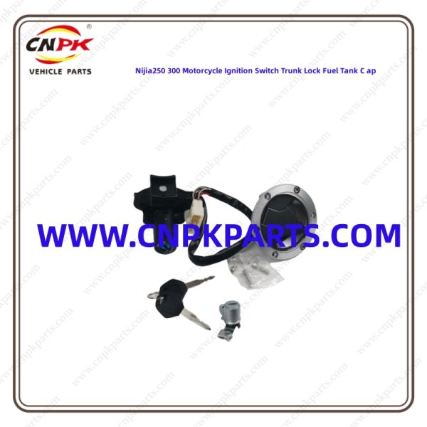 Cnpk High Quality And Performance Motorcycle Lock Kit Nijia250 300 Motorcycle Ignition Switch Trunk Lock Fuel Tank Cap Require Components That Can Withstand The Demands Of Regular Use And Exposure To Various Environmental Conditions.