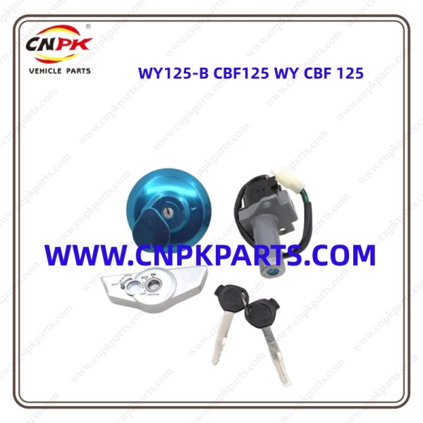 Cnpk High-Quality And Reliable Performance Motorcycle Lock Kit Wy125-B Cbf125 Wy Cbf 125is Specifically Designed To Meet The Needs Of Motorcycle Enthusiasts Who Demand Nothing But The Best For Their Honda Motorcycles.