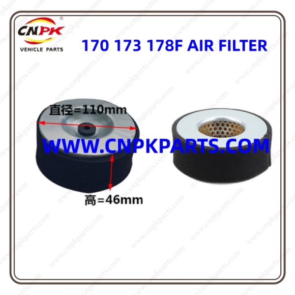 Cnpk High Quality And Performance Diesel Generator Parts Air Filter Core With Suitable Material Guarantee More Long Life And More Clean Air For Generator 168 170f After Sales Market