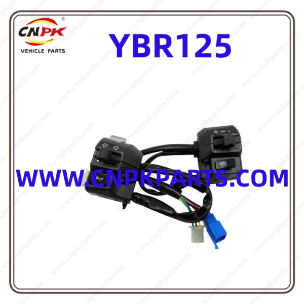 Cnpk High Quality Materials And Performance Motorcycle Accessories Handlebar Switch Ybr125 Provide Maximum Durability And Longevity, Catering To The Needs Of Honda Motorcycle Enthusiasts In Asian Countries.