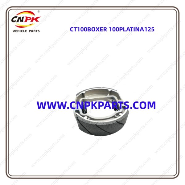 CNPK High-Quality Brake Shoe for CT100, Boxer 100, and Platina 125 motorcycles