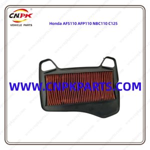 Cnpk High Material And Special Designed Honda Motorcycle Air Filter Element Afs110 Afp110 Nbc110 C125 Popular Replacements Parts In After Sales Market For Honda Motorcycle