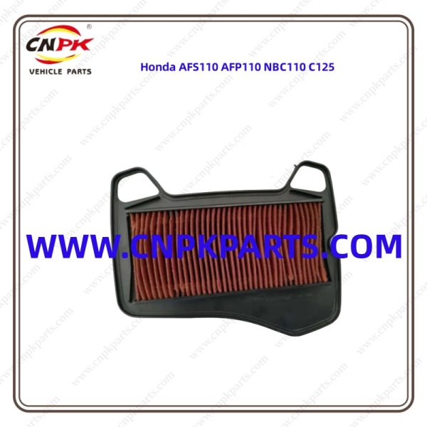 Cnpk High Material And Special Designed Honda Motorcycle Air Filter Element Afs110 Afp110 Nbc110 C125 Popular Replacements Parts In After Sales Market For Honda Motorcycle