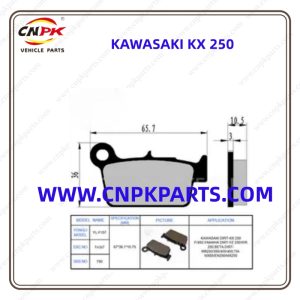 Motorcycle Brake Pads For Kawasaki Kx 250