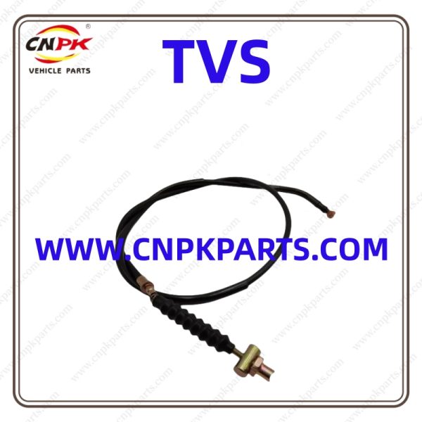 Cnpk High Durability And Reliability Water Resistant Black Color PVC Coated Parking Cables Motorcycle TVS Star With Top-Quality Materials And Precision Engineering To Ensure Maximum Durability And Longevity