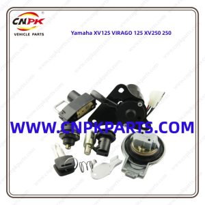 Cnpk High-Quality And Reliable Performance Motorcycle Lock Set Yamaha Xv125 Virago 125 Xv250 250 Is Suitable For Yamaha Motorcycle For Its Exceptional Performance, Reliability And Durability