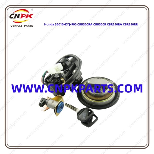 Cnpk High-Quality And Reliable Performance Honda Motorcycle Lock Set Honda 35010-KYJ-900 CBR300RA CBR300R CBR250RA CBR250RR Is Suitable For Honda Motorcycle For Its Exceptional Performance, Reliability And Durability