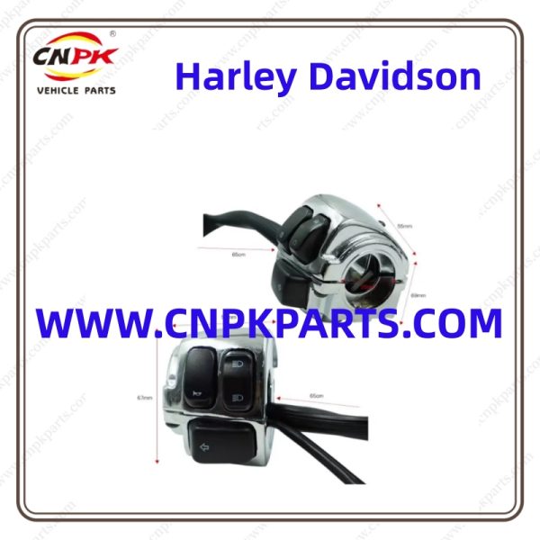 Cnpk High Quality Fog Light Switch Double Flash For Harley Davidson Motorcycle Handle Switch Assembly Is Gaining Popularity As A Replacement Part In The Motorcycle After-Sales Market Due To Its Superior Quality,