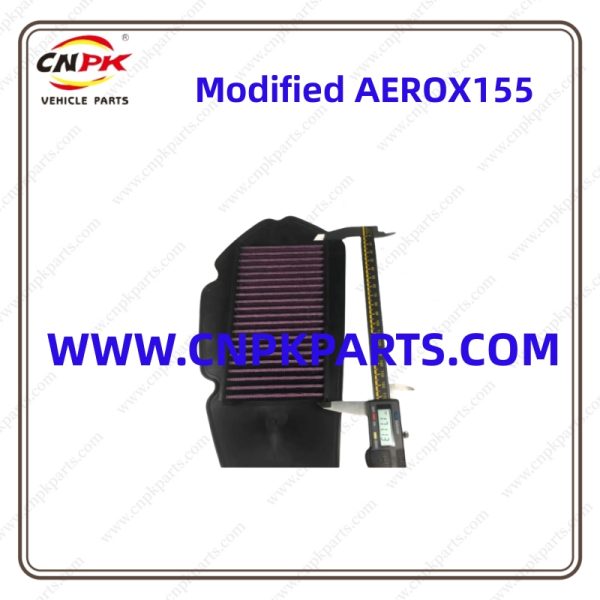 Cnpk High Quality And Performance Motorcycle Air Filter Aerox155 Made From Top-Quality Rubber And Paper Materials Which Provide Exceptional Durability And Long-Lasting Performance.