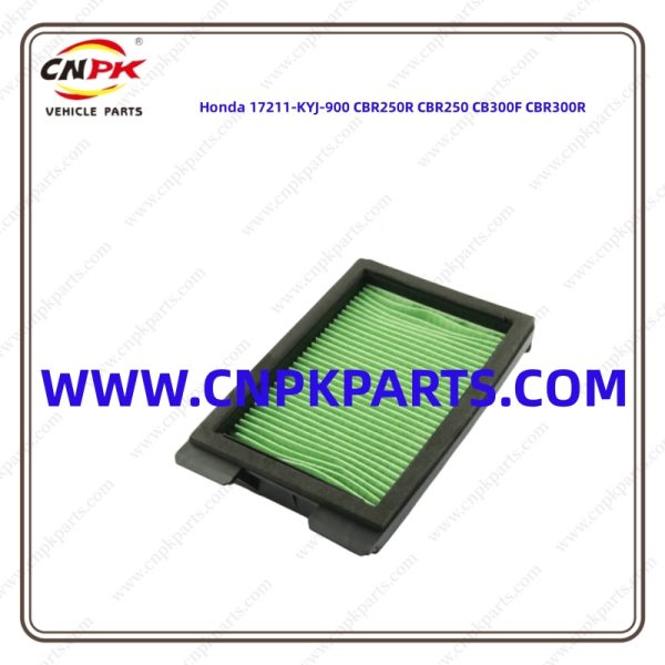 Cnpk High Quality Materials and performance From Reputable Motorcycle Air Filter Honda CBR250R CBR250 CB300F CBR300R Superior Quality Materials That Can Withstand The Demands Of Everyday Riding Conditions.