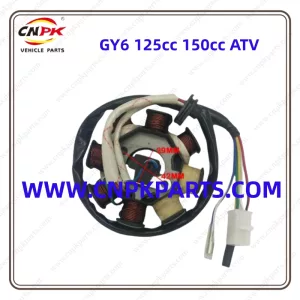 Cnpk High Quality Outstanding Performance And Reliability Atv Parts Magneto Coil Roketa Gy6 125cc 150cc Atv Dirt Bike Uilt To Withstand The Rugged Demands Of Off-Road Riding And Ensure Optimal Ignition Performance.