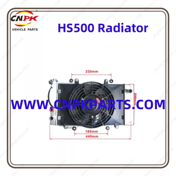 Hisun Atv Parts Radiator Hs500