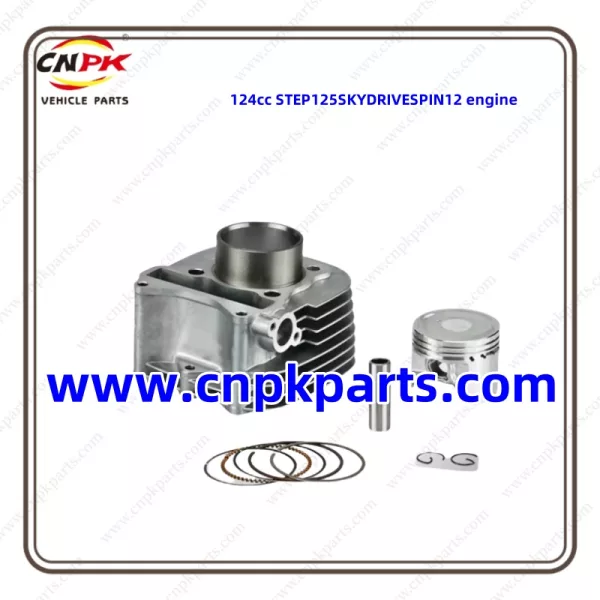 cylinder block Kits 124cc STEP125SKYDRIVESPIN12 engine